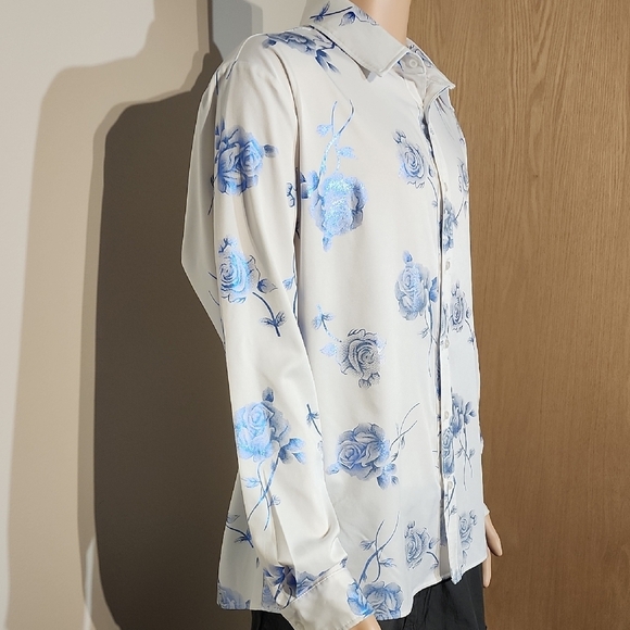 Floral Button-Up Shirt - Picture 4 of 6